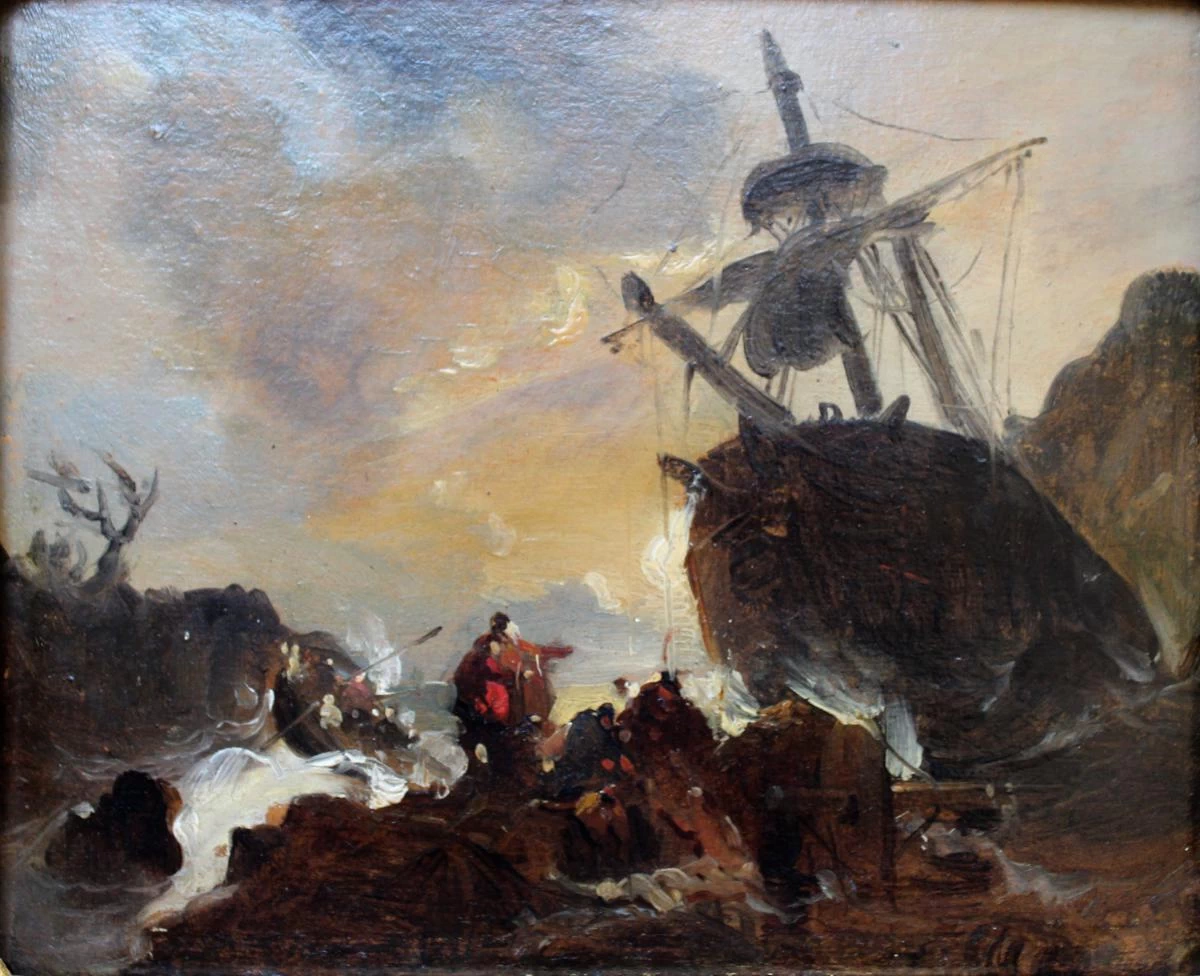 Scena di naufragio